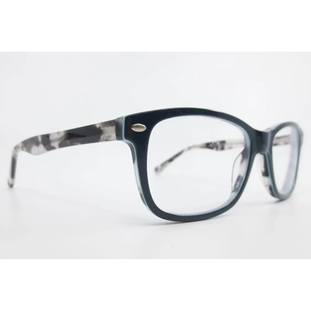 Sofia Vergara Catalina Teal Gray Tortoise Rectangular Eyeglasses Frames